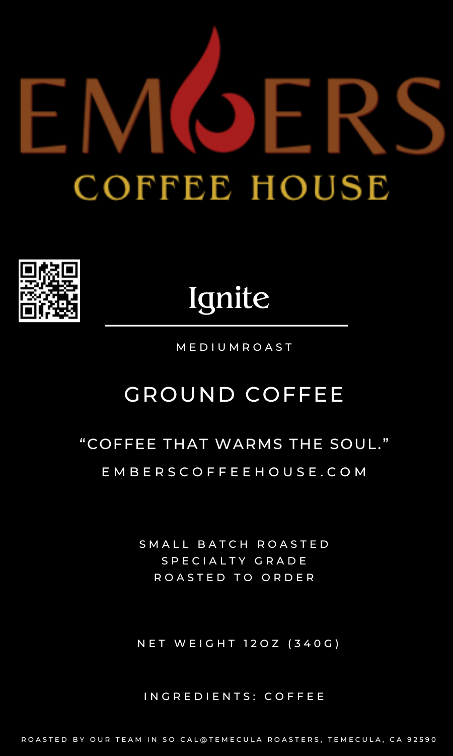 Embers Ignite Medium Roast Ground Coffee